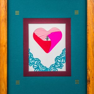 Iris folding Heart.