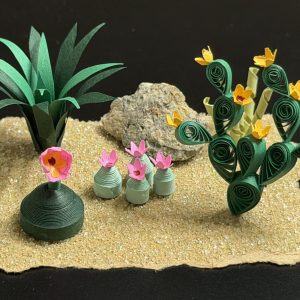 Cactus Garden with large prickly pear.