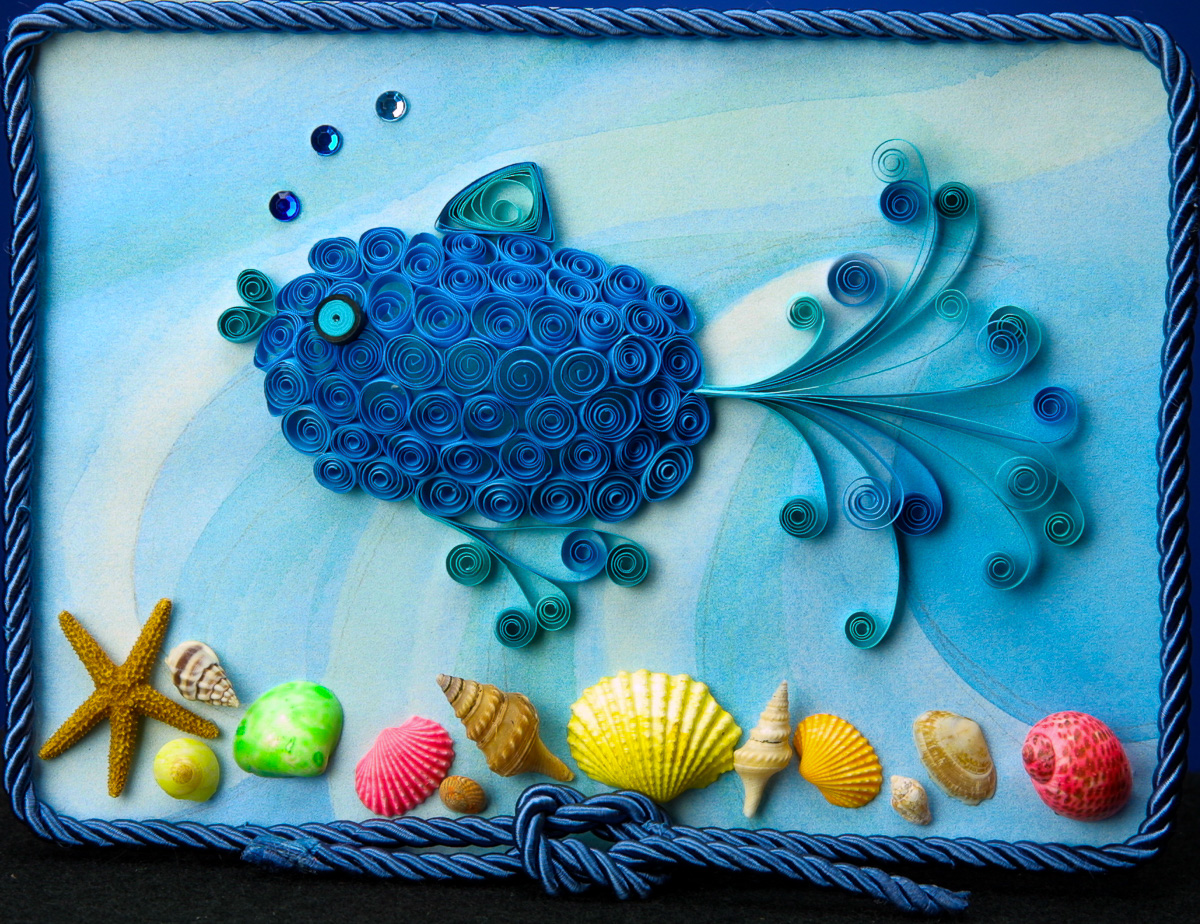 170040-0324 Plaque Puffy Fish