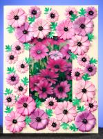 170635-0057 Card daisy purple