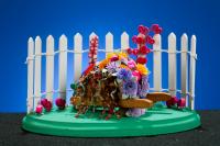 170892-0245 3D Flower Wheelbarrow